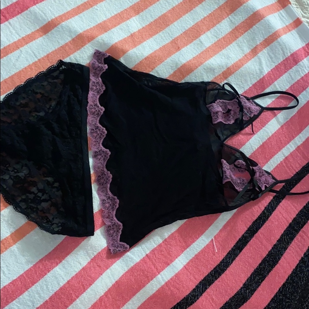 VS Sexy little things Black lingerie set SM - Picture 6 of 10
